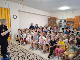 Встреча с инспектором по безопасности дорожного движения Встреча с инспектором по безопасности дорожного движения.
